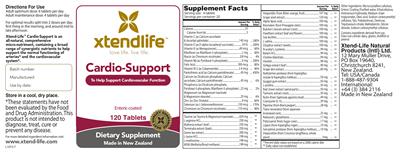Cardio-Support label