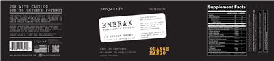 Embra X Orange Mango label