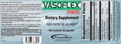 Vasoflex Forte label