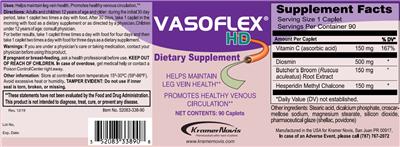 Vasoflex HD label