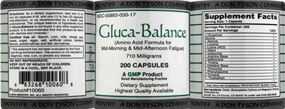 Gluca-Balance 710 mg label
