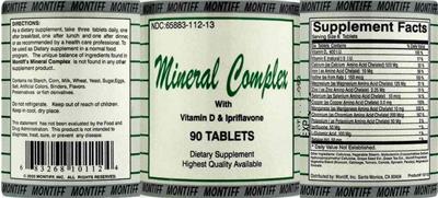 Mineral Complex with Vitamin D & Ipriflavone label