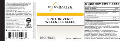 Prothrivers Wellness Sleep label