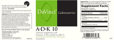 A-D-K 10 label
