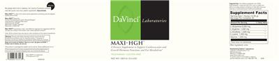Maxi-HGH label