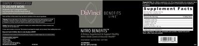 Nitro Benefits label