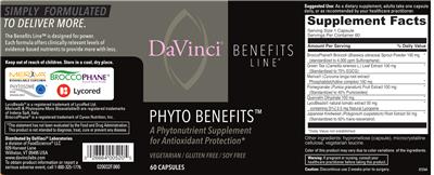 Phyto Benefits label