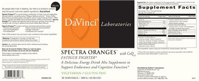 Spectra Oranges with CoQ10 label