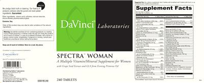 Spectra Woman label