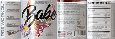 Babe Lavender Lemonade label