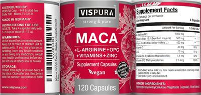 Maca label
