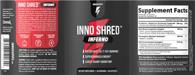 Inno Shred Inferno label