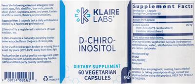 D-Chiro-Inositol label