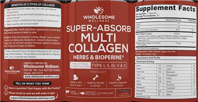 Super-Absorb Multi Collagen label