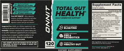 Total Gut Health label