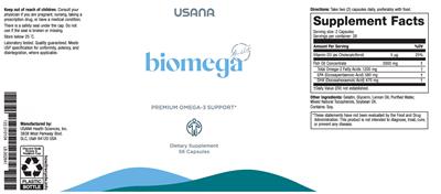 Biomega label