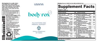 Body Rox label