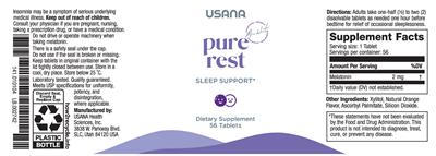Pure Rest label