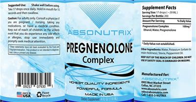 Pregnenolone Complex label