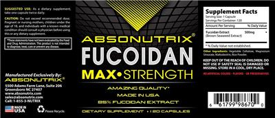 Fucoidan label