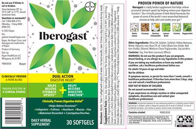 Iberogast label