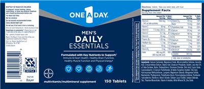 Men's Daily Essentials label
