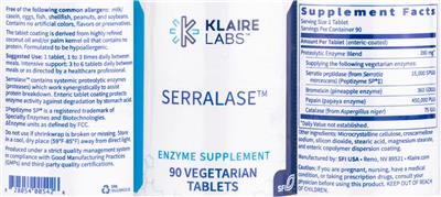 Serralase label