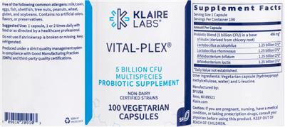 Vital-Plex label