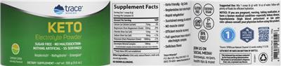 Keto Electrolyte Powder Lemon Lime label