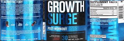 Growth Surge Post-Workout Black Cherry label