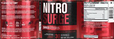 Nitrosurge Shred Black Cherry label