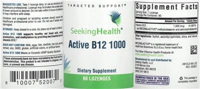 Active B12 1000 label