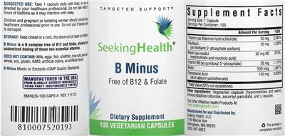 B Minus label