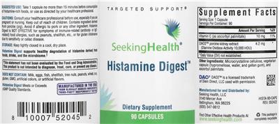 Histamine Digest label