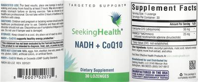 NADH + CoQ10 label