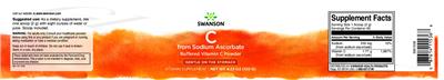 C from Sodium Ascorbate label