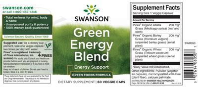 Green Energy Blend label