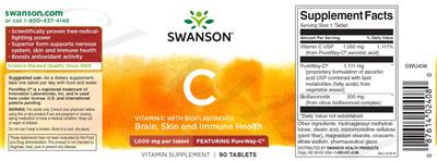 C 1,000 mg label