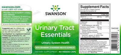 Urinary Tract Essentials label