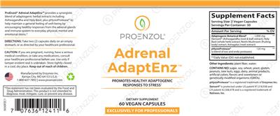 Adrenal AdaptEnz label