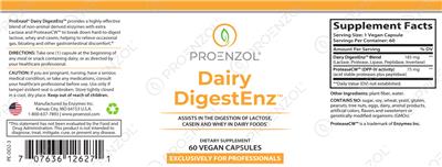 Dairy DigestEnz label
