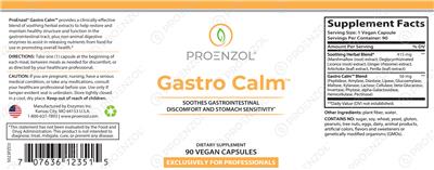 Gastro Calm label