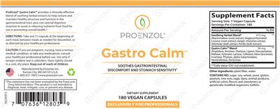 Gastro Calm label