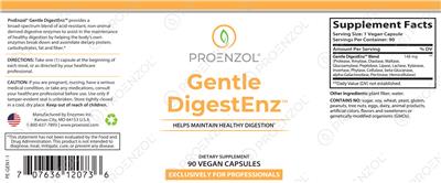 Gentle DigestEnz label
