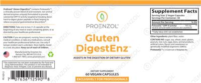 Gluten DigestEnz label