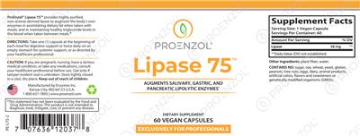 Lipase 75 label