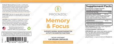 Memory & Focus label