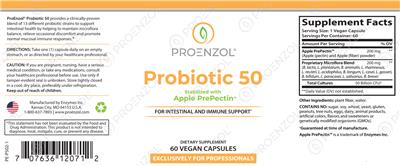 Probiotic 50 label