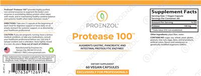 Protease 100 label