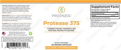 Protease 375 label